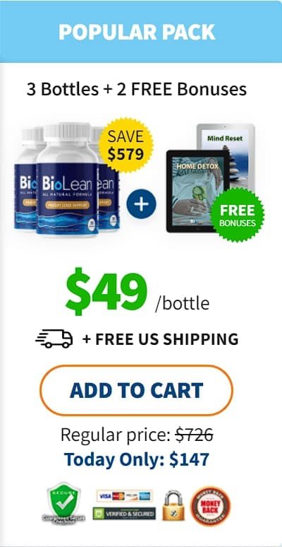 buy three bottle biolean